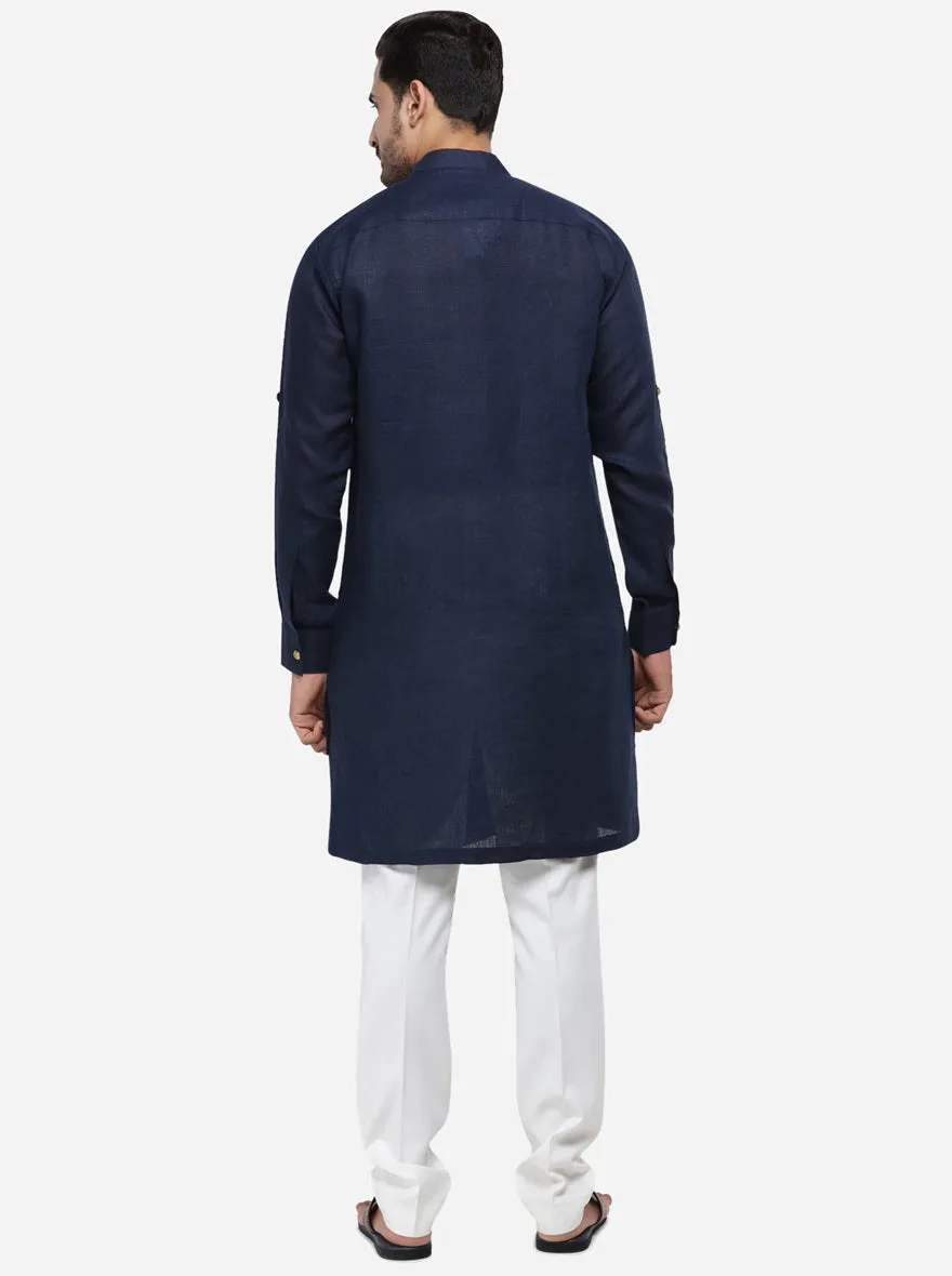 Dark Blue Kurta | Azania