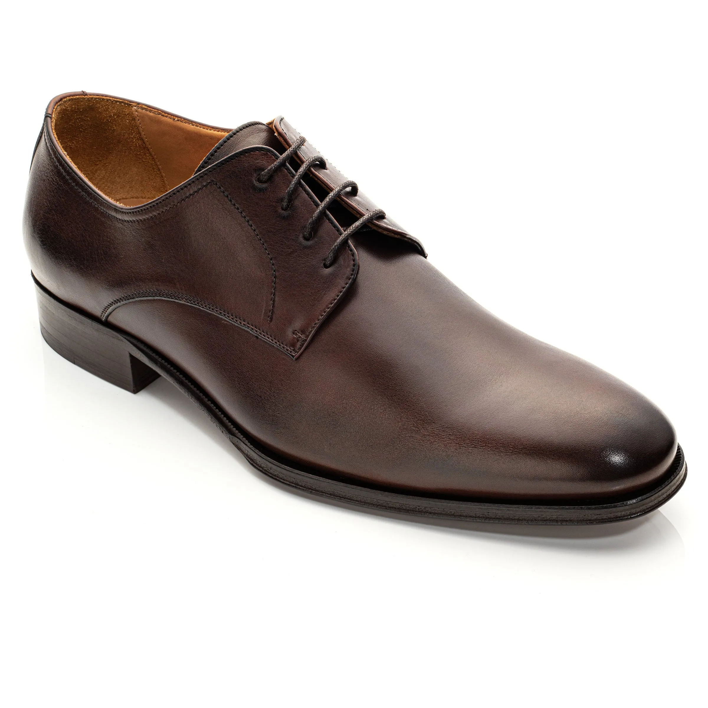 Declan Dark Brown Calf Derby