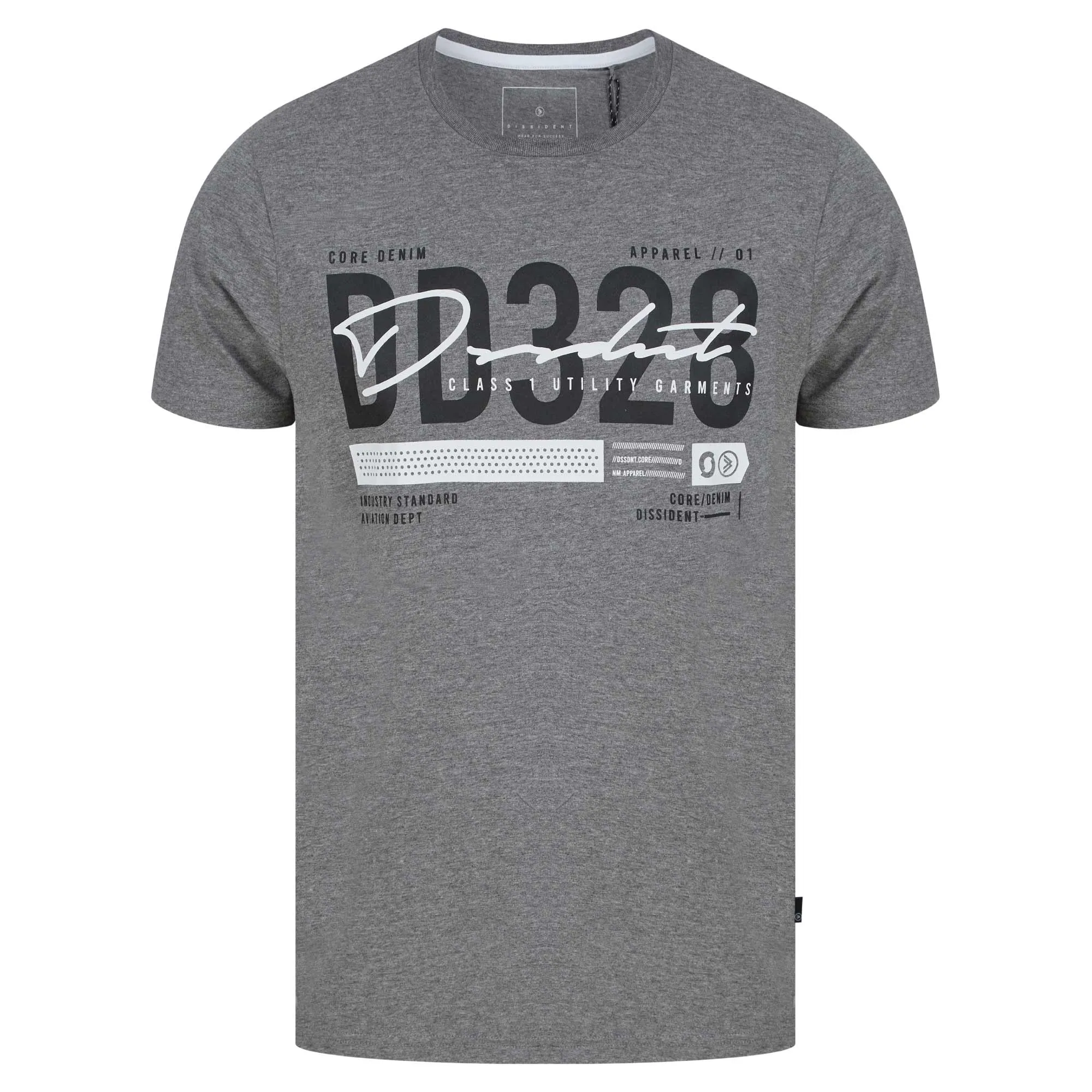 Dissident Dd Dotter T-Shirt - Grey