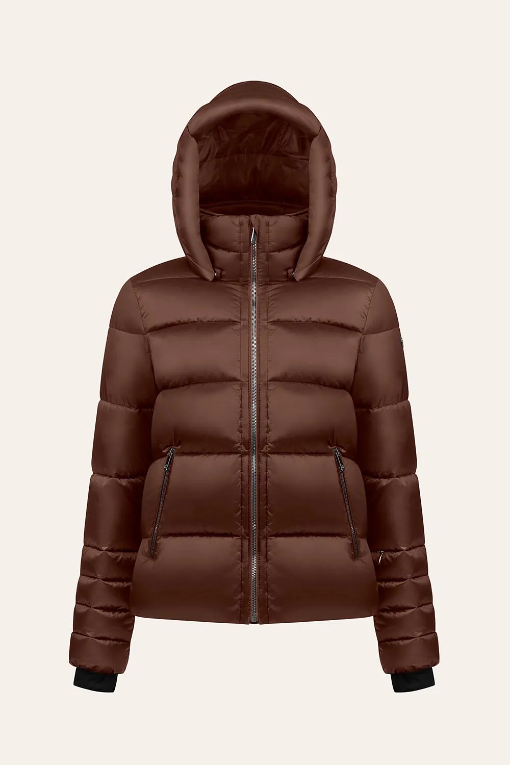 Down Ski Jacket Choc Brown