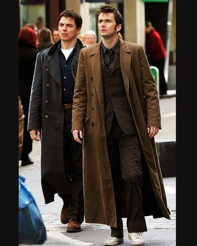 Dr. Who Tenth Doctor Brown Suede Coat