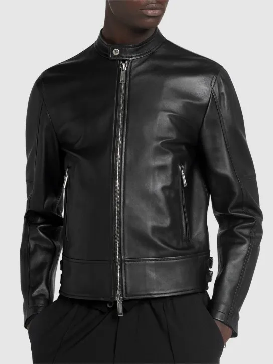 Dsquared2   Biker leather jacket 