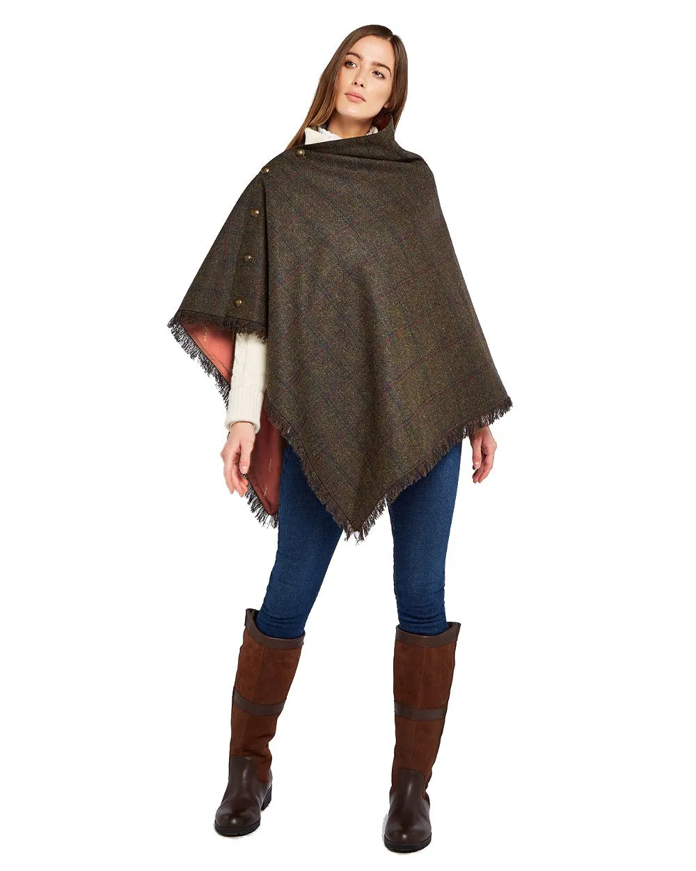 Dubarry Hazelwood Tweed Poncho