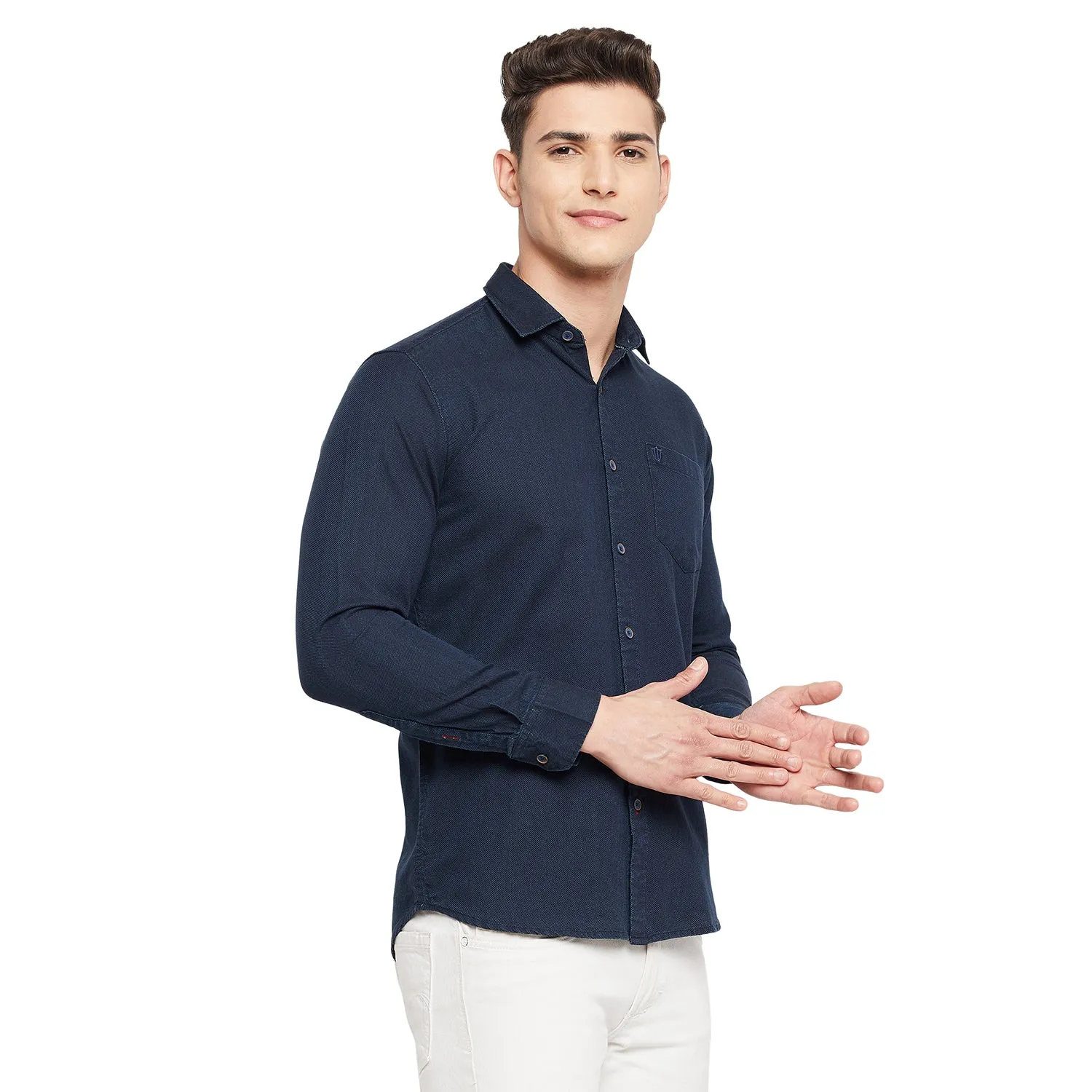 Duke Stardust Men Full Sleeve  Cotton Shirt (SDO8996)