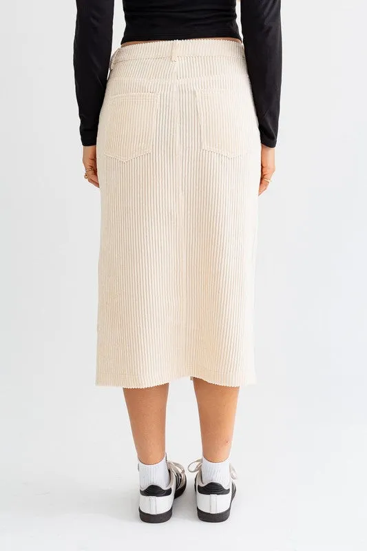 Dylan Corduroy Skirt