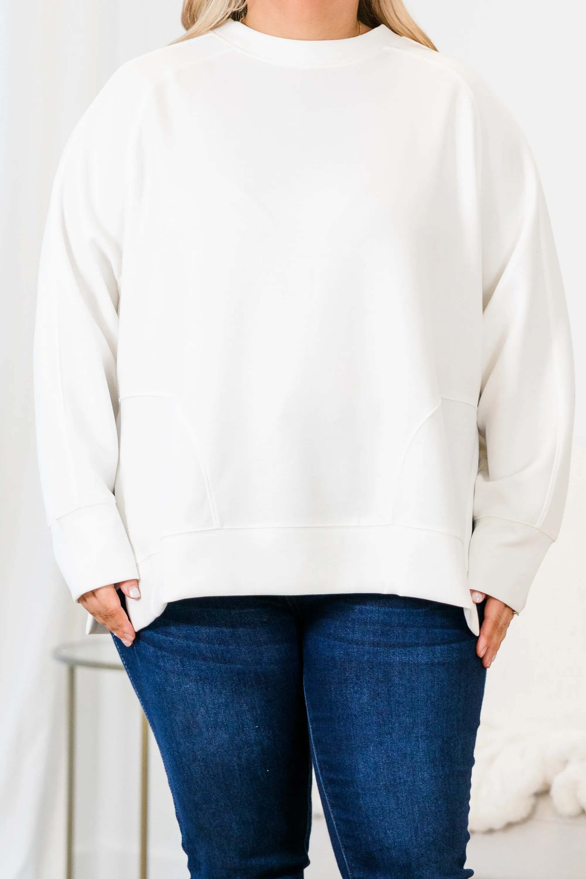 Feels So Sweet Pullover, Ivory