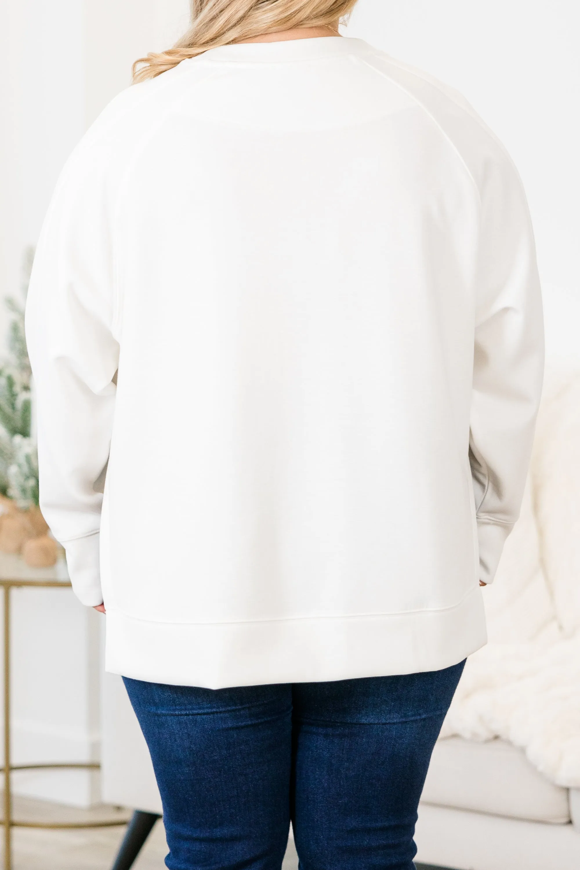 Feels So Sweet Pullover, Ivory