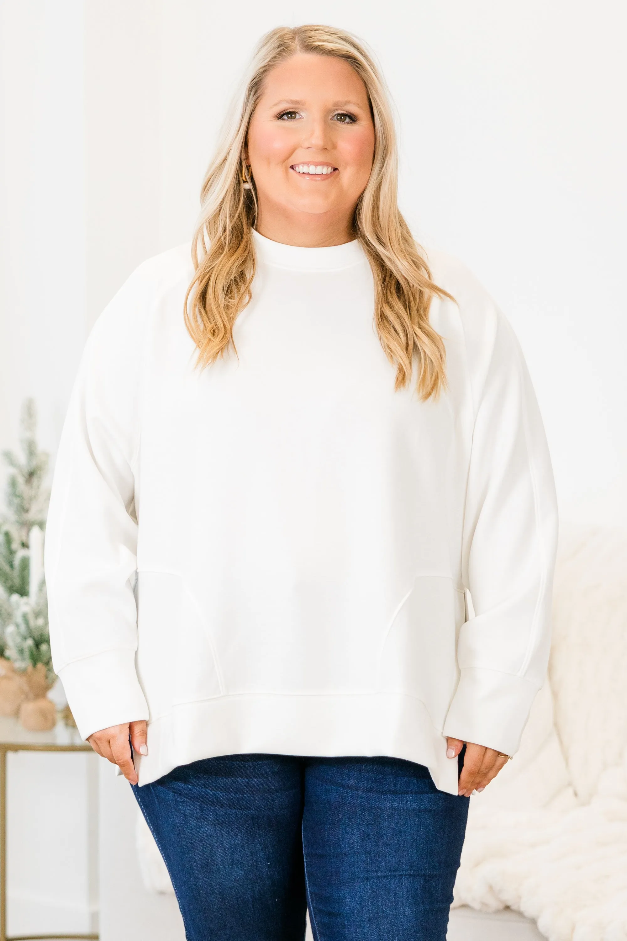 Feels So Sweet Pullover, Ivory