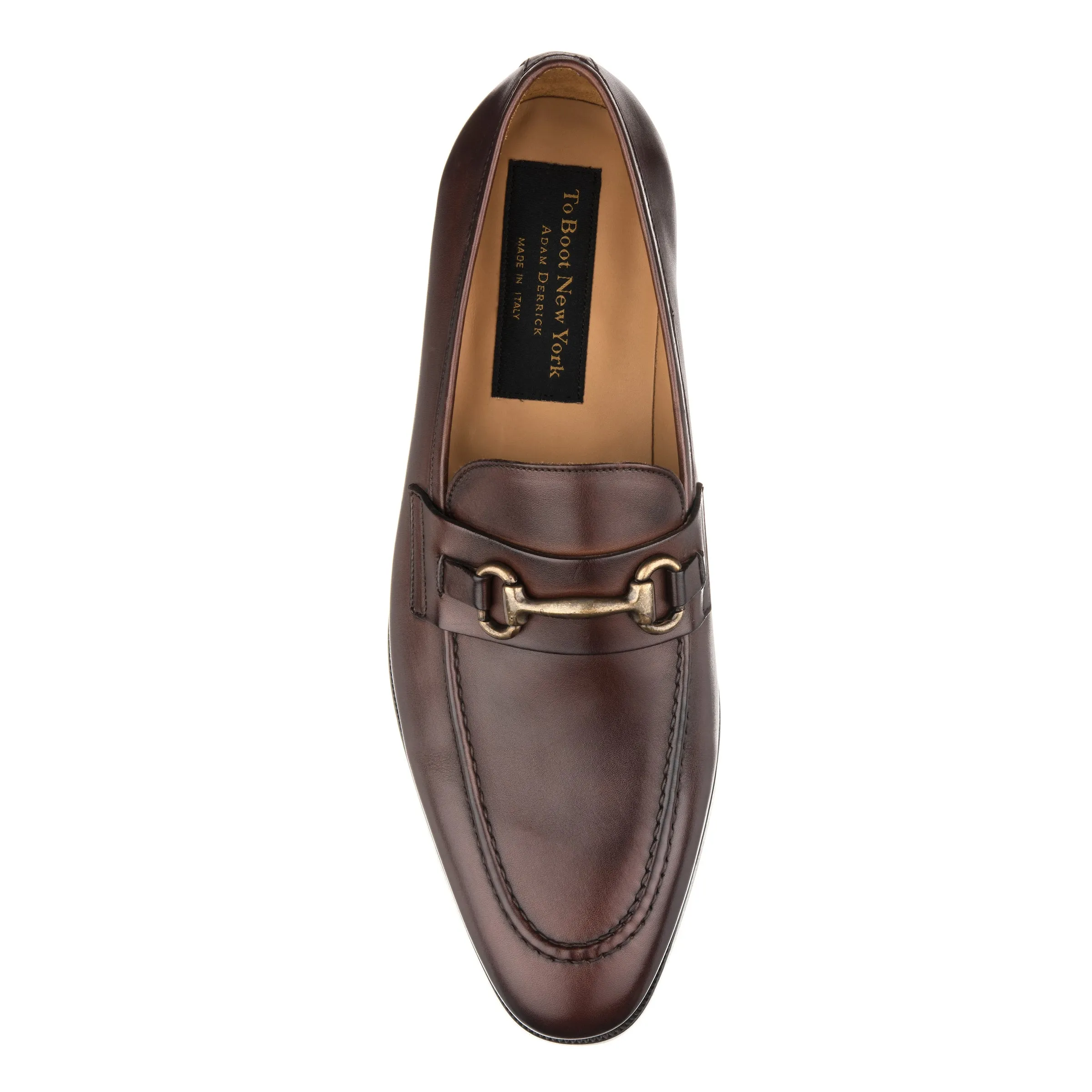 Forio Dark Brown Calf Bit Loafer