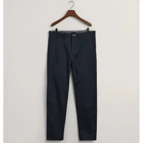 GANT Allister Twill Chinos Trousers  - Marine Navy