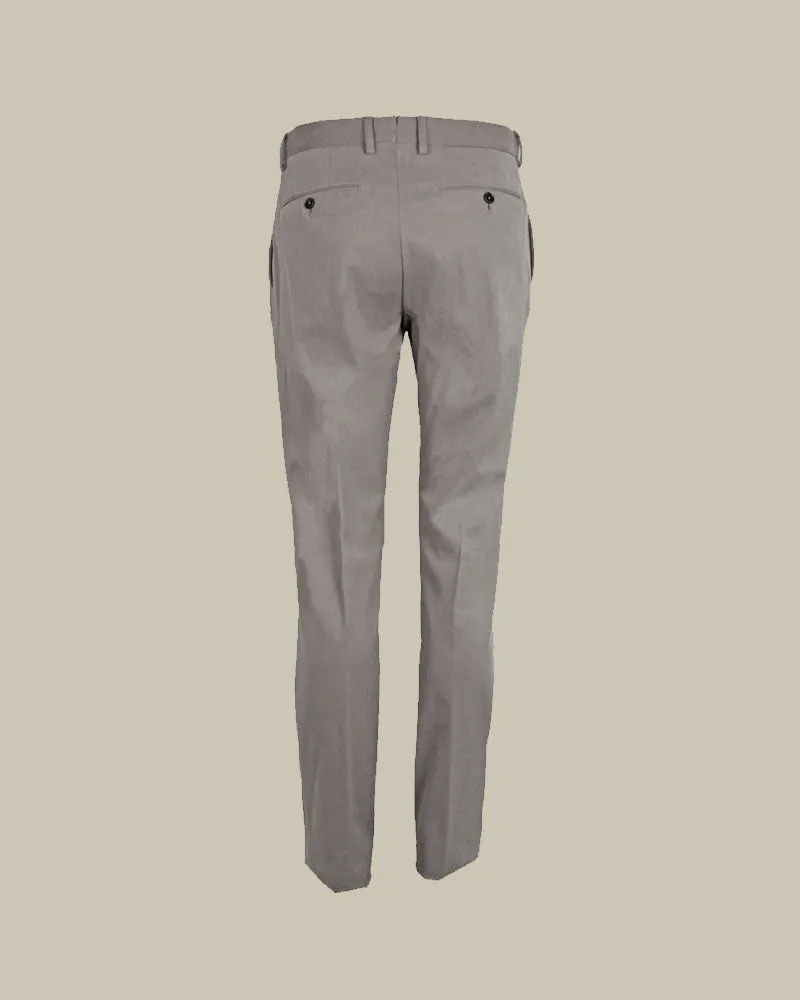 Grey Crossover Cotton Chino