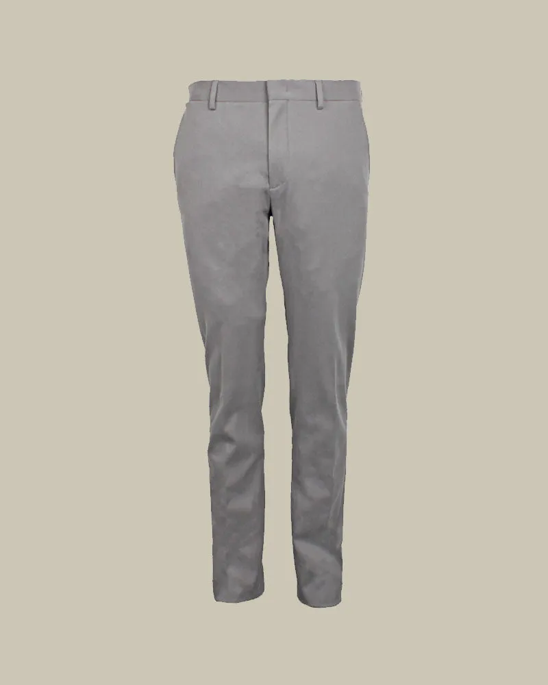 Grey Crossover Cotton Chino