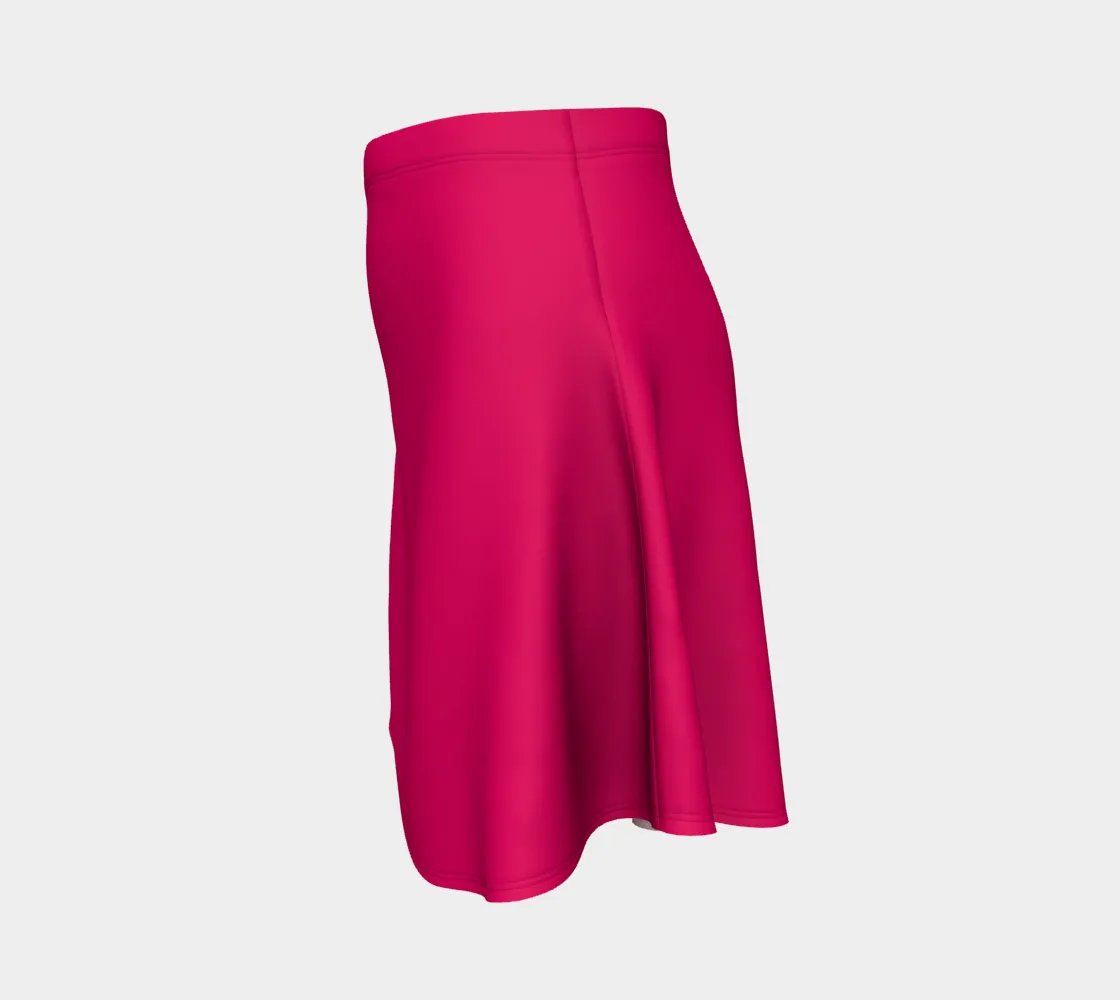 Hot Pink Flare Skirt