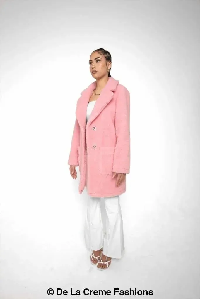 Jacqueline Oversized Teddy Coat