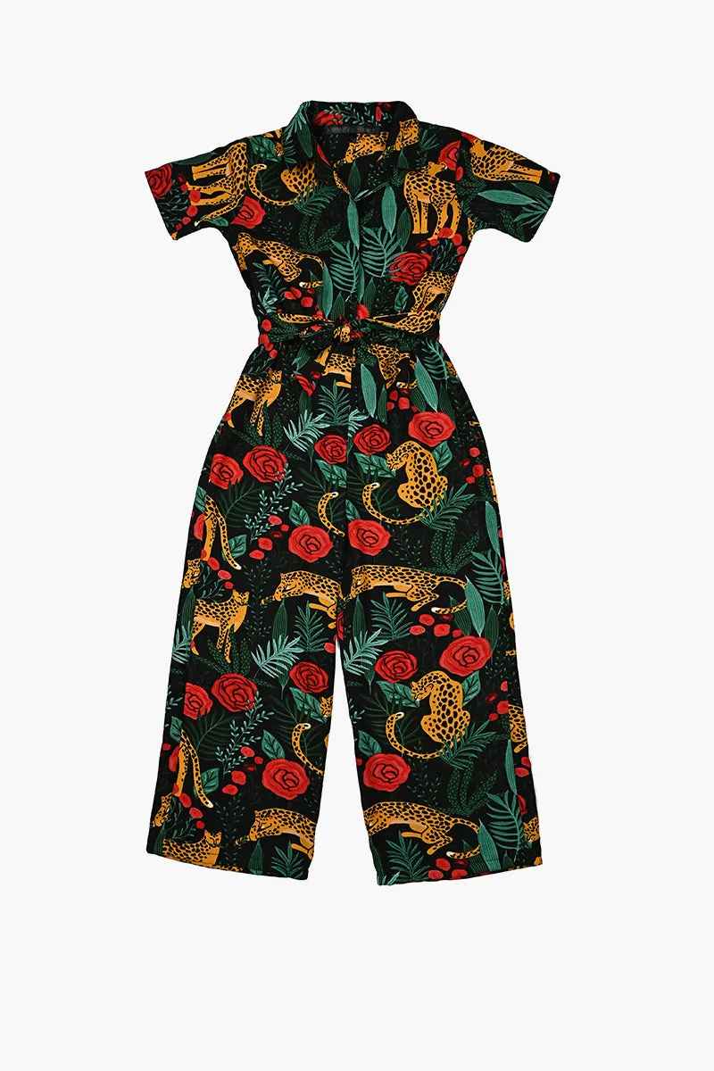 Jaguar Paradise Tween Jumpsuit