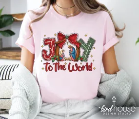 Joy to the World Coquette Christmas Shirt