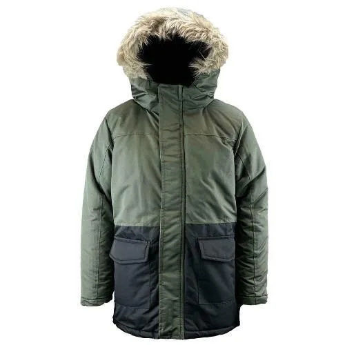 Kids Padded Fleece Lined Parka Coat