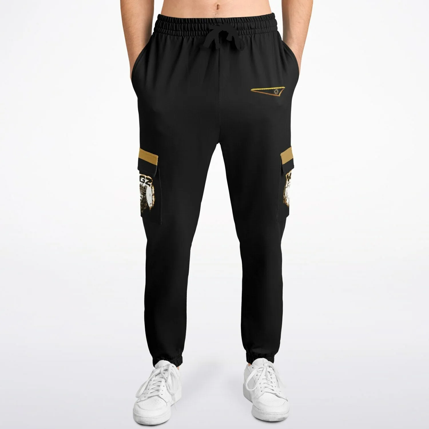 KINGZ 01-01 Men's Designer Athletic Cargo Sweatpants