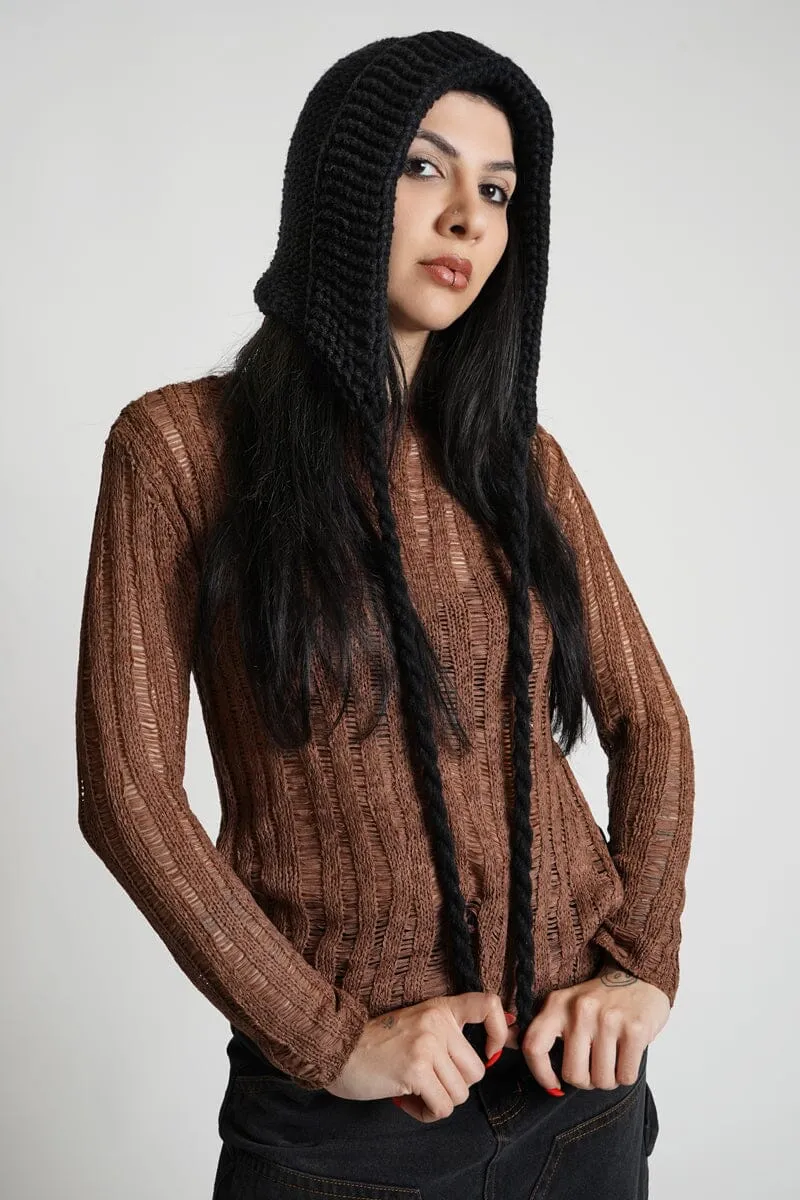 Lapine Knit Hood