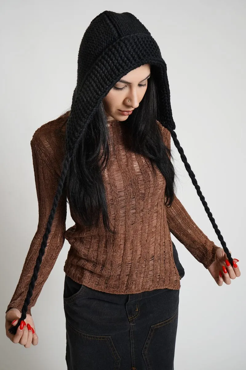 Lapine Knit Hood