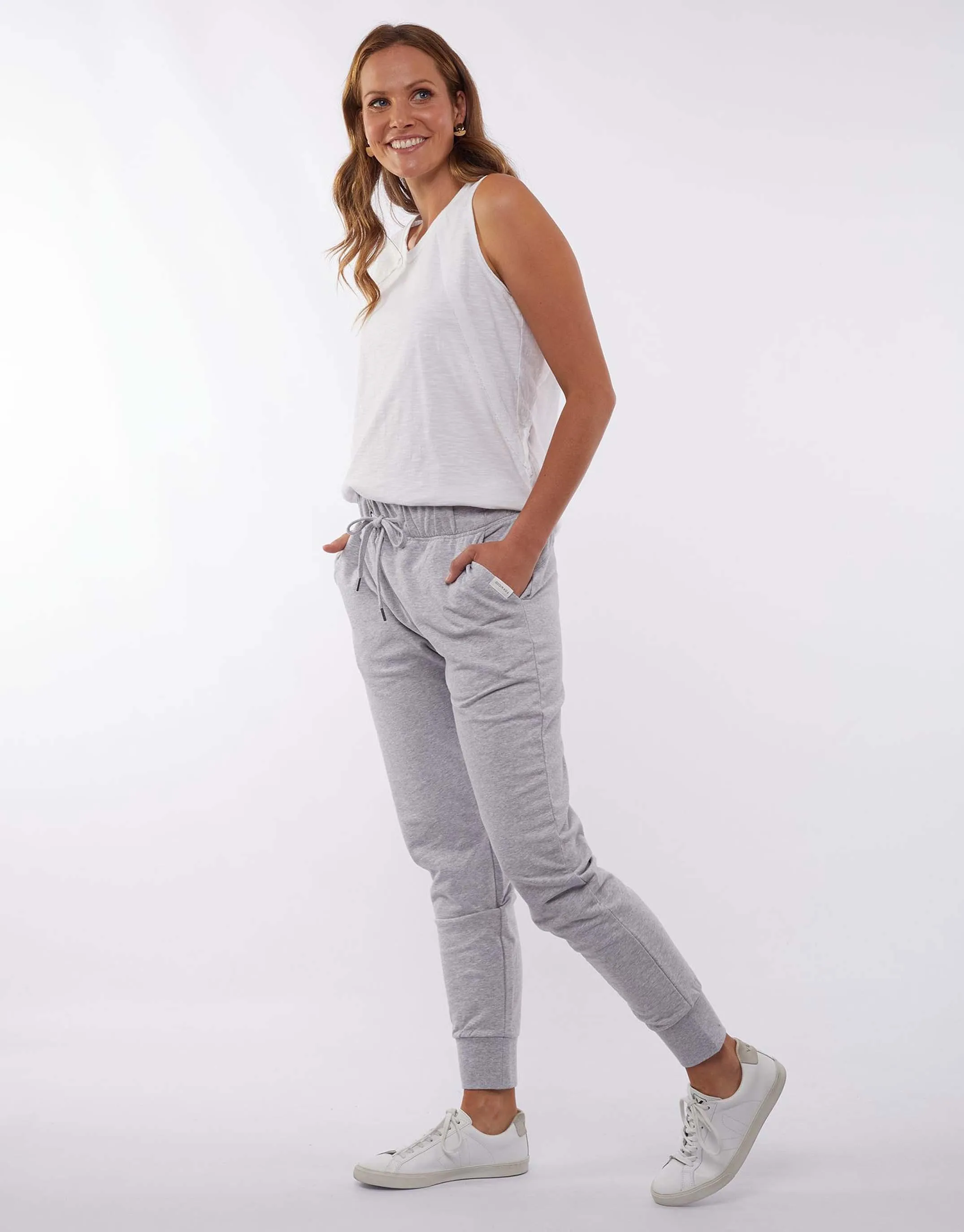 Lazy Days Pant - Grey Marle