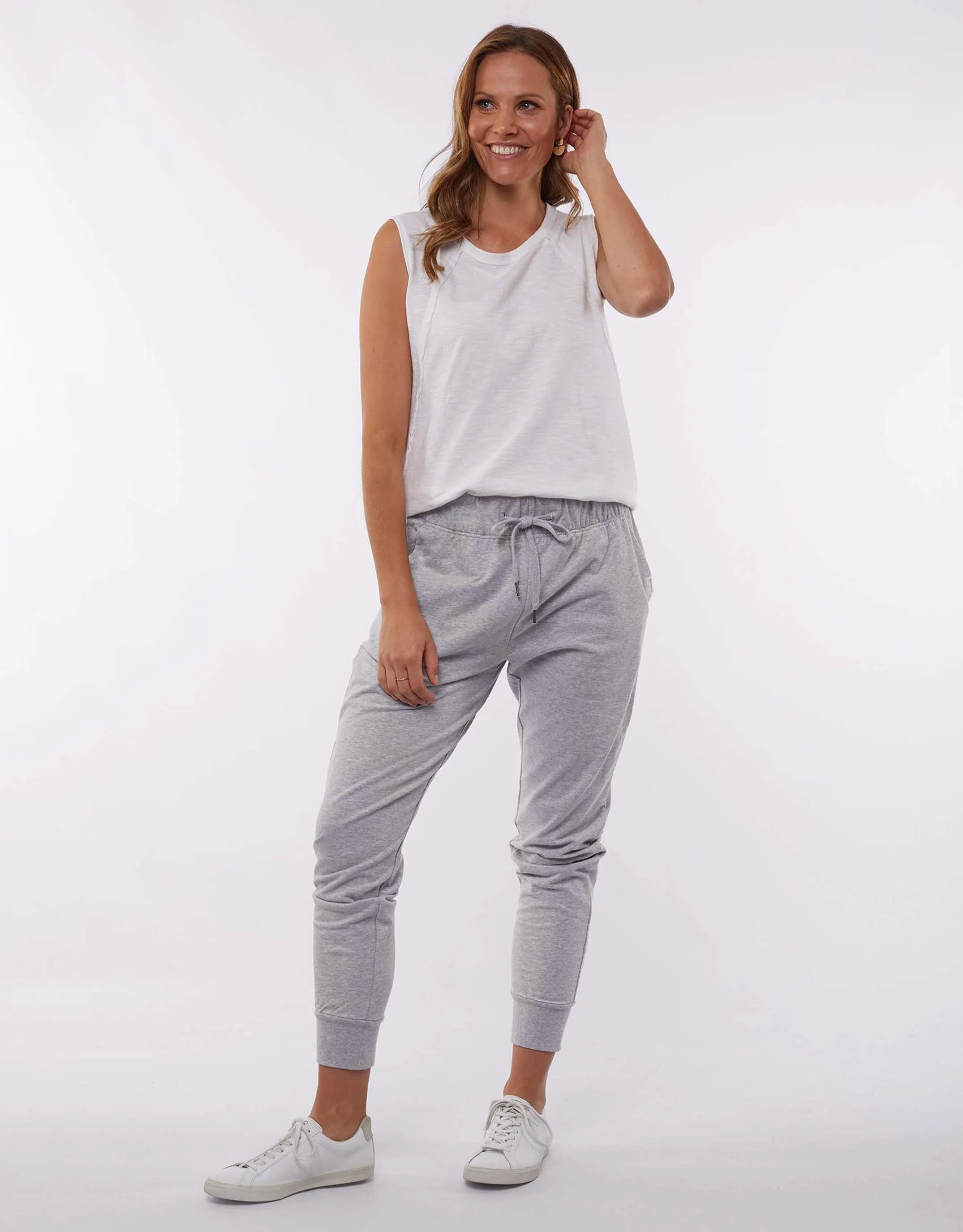 Lazy Days Pant - Grey Marle