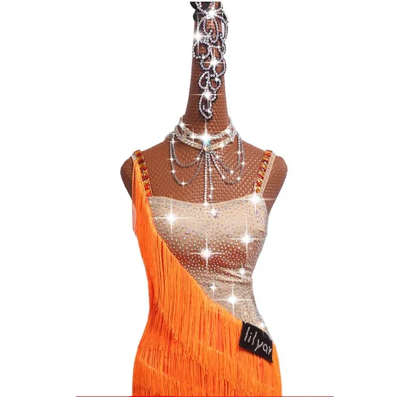 #LD04 Dazzling Latin Dance Dress- Competition Dress -Costumes -Performance Dress