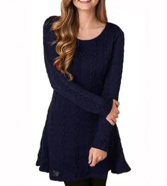 Long Sleeves Loose Knitted Sweater