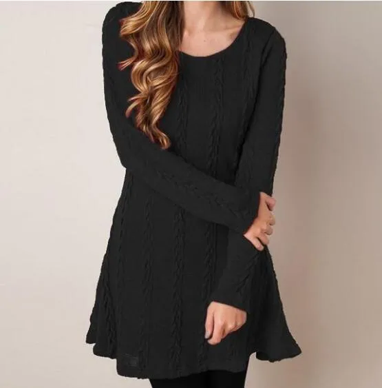 Long Sleeves Loose Knitted Sweater