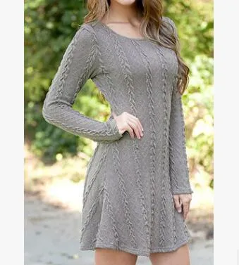 Long Sleeves Loose Knitted Sweater