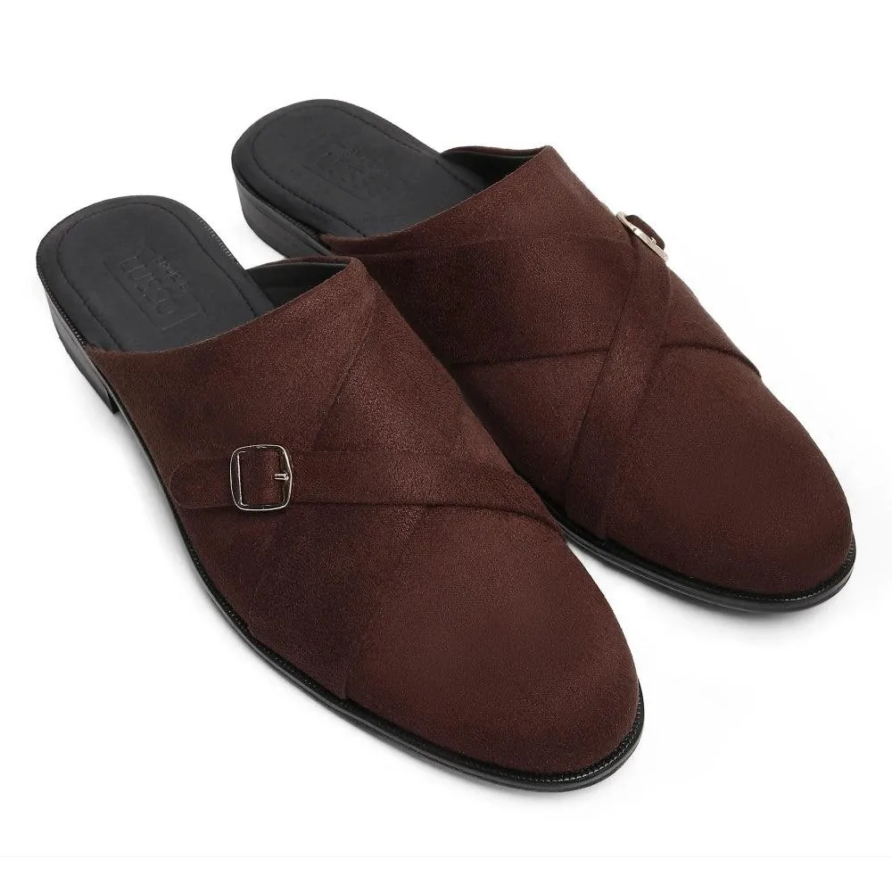 Mason - Brown Suede Mules