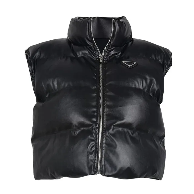 “Material Girl” Leather Vest