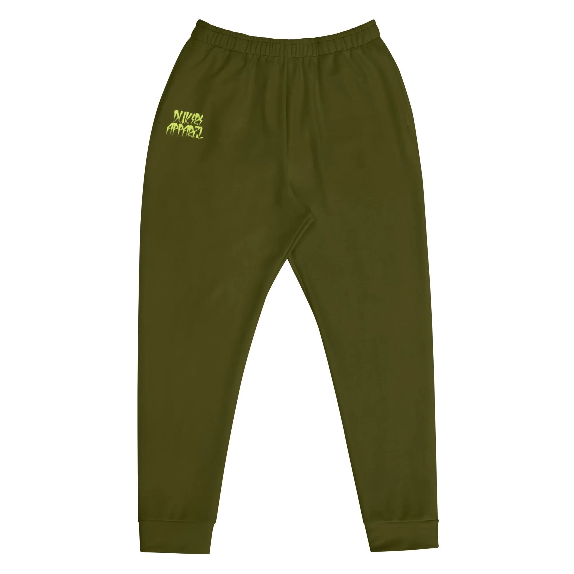 Men's Joggers-Urban Logo Karaka Green