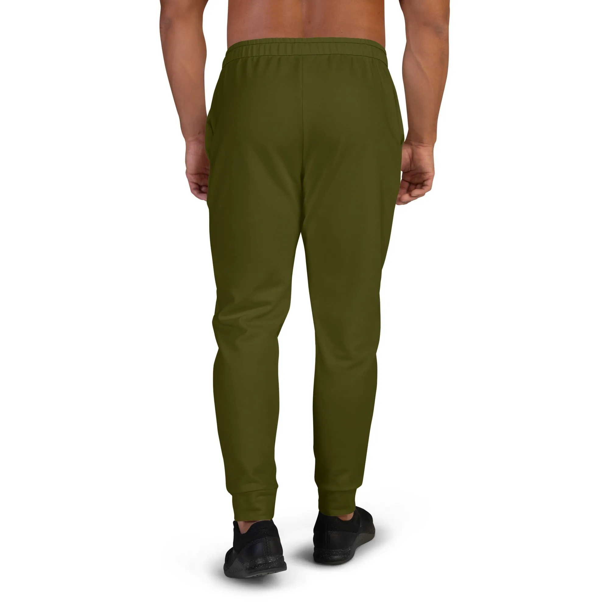 Men's Joggers-Urban Logo Karaka Green