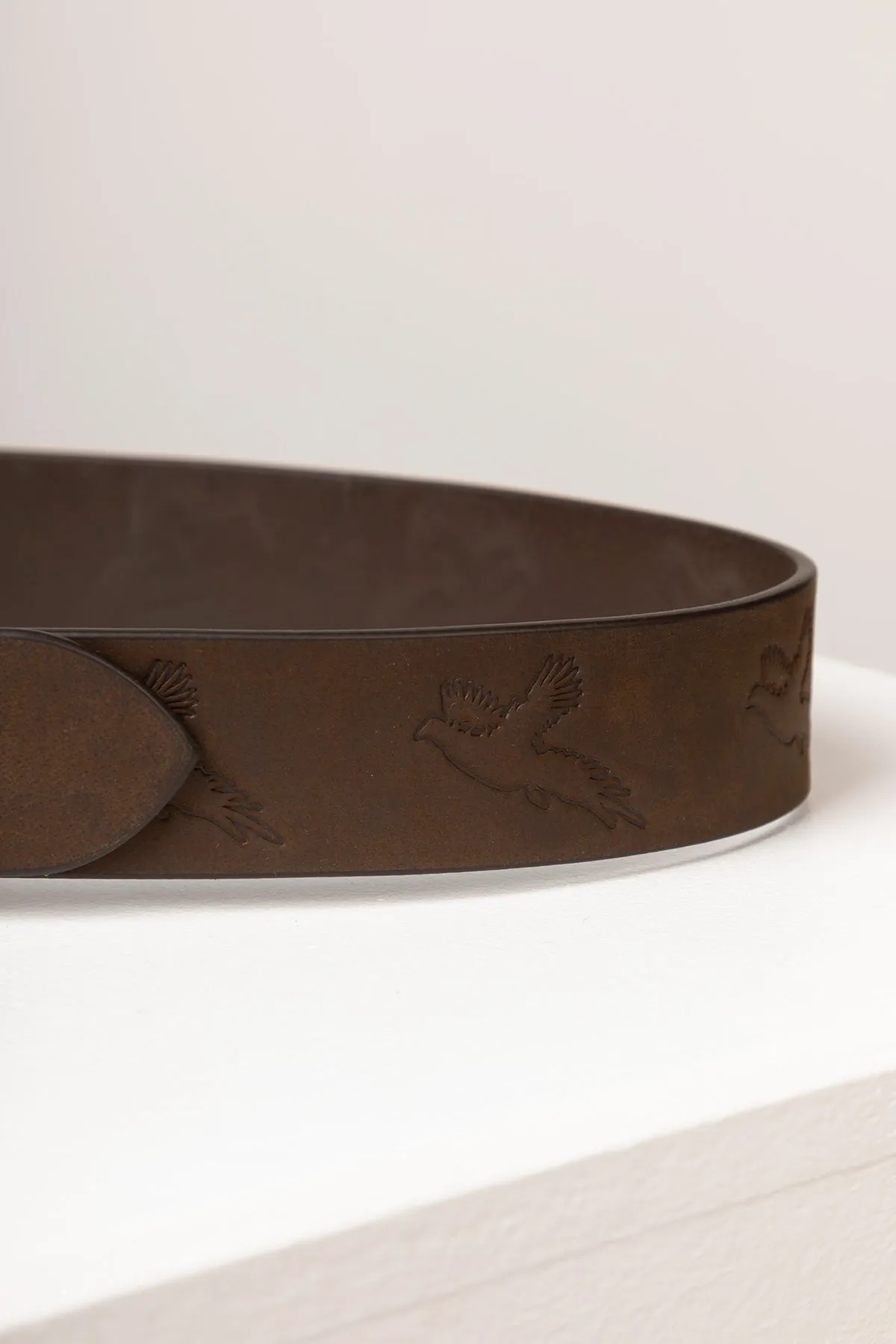 Men's Leather Jeans Belt - Sledmere