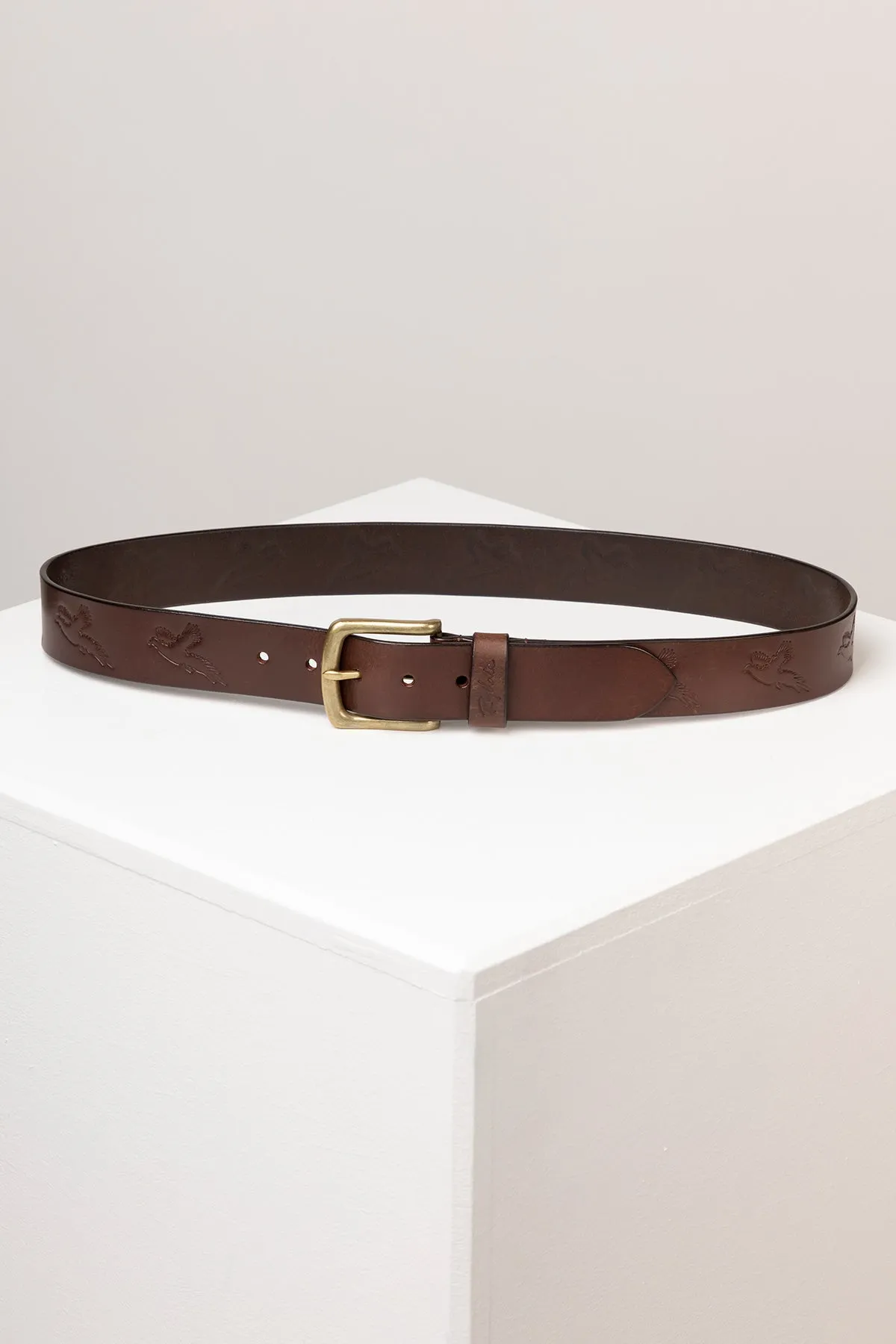 Men's Leather Jeans Belt - Sledmere