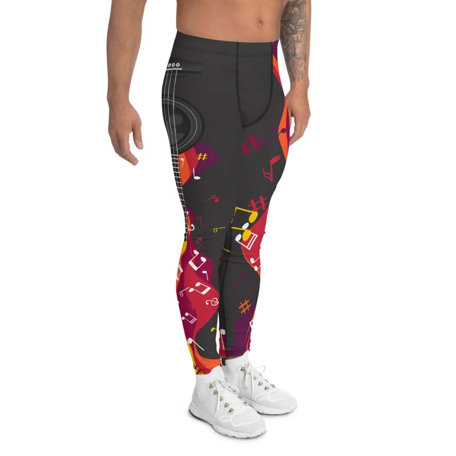 Men's Performance Music-Infused Active Leggings