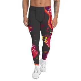 Men's Performance Music-Infused Active Leggings