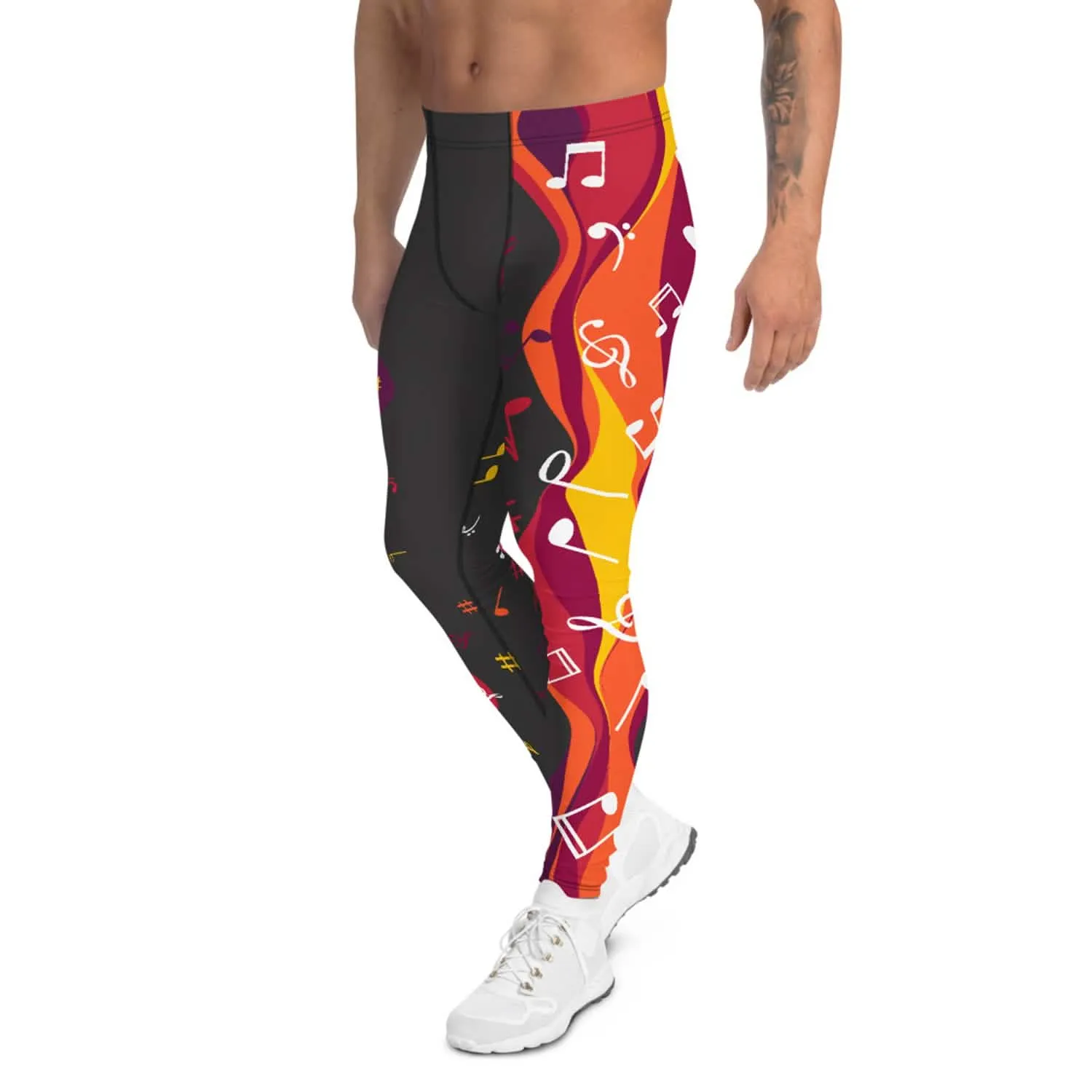 Men's Performance Music-Infused Active Leggings