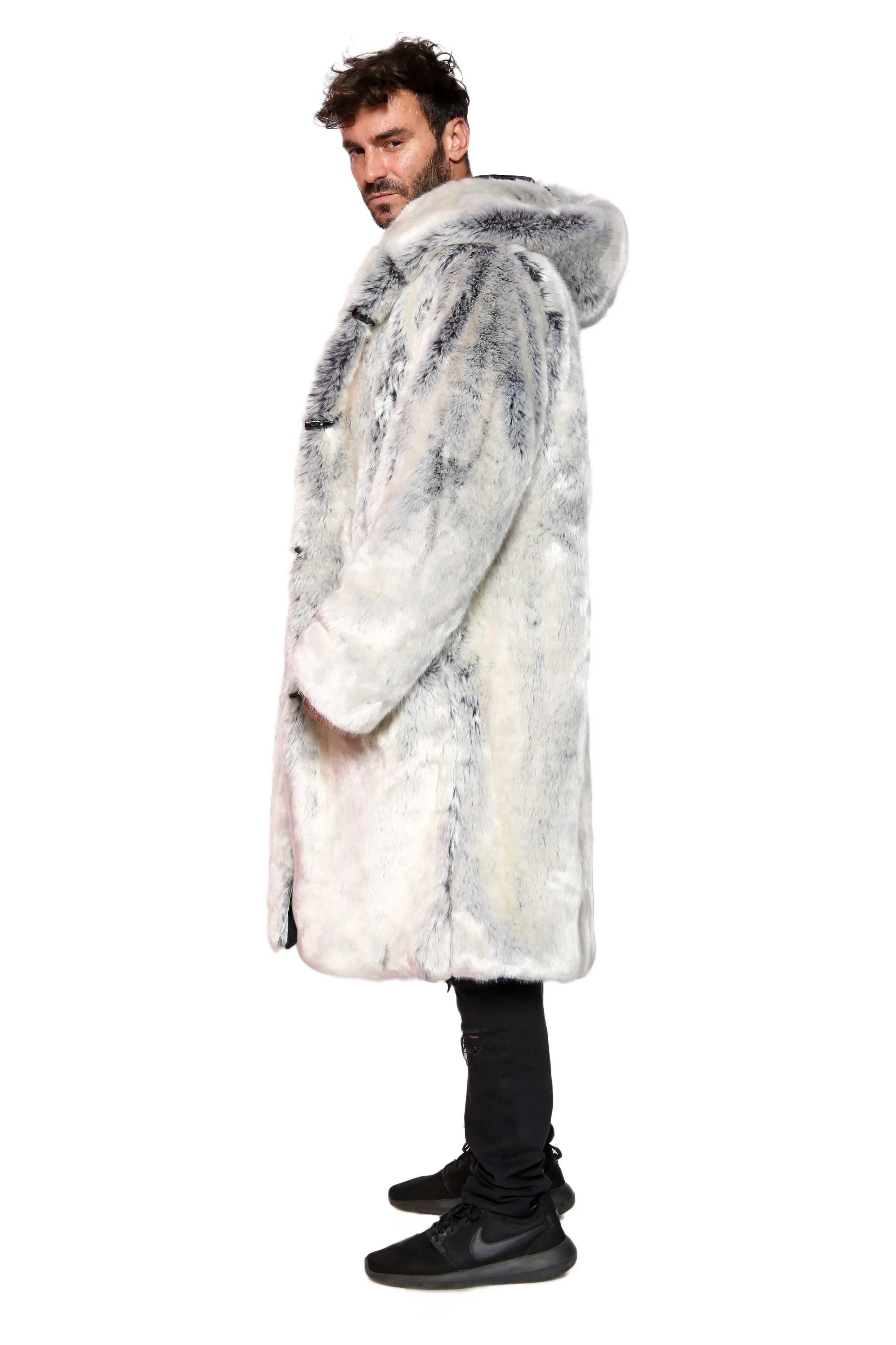 Men's Playa Coat in "Pegasus" Chinchilla