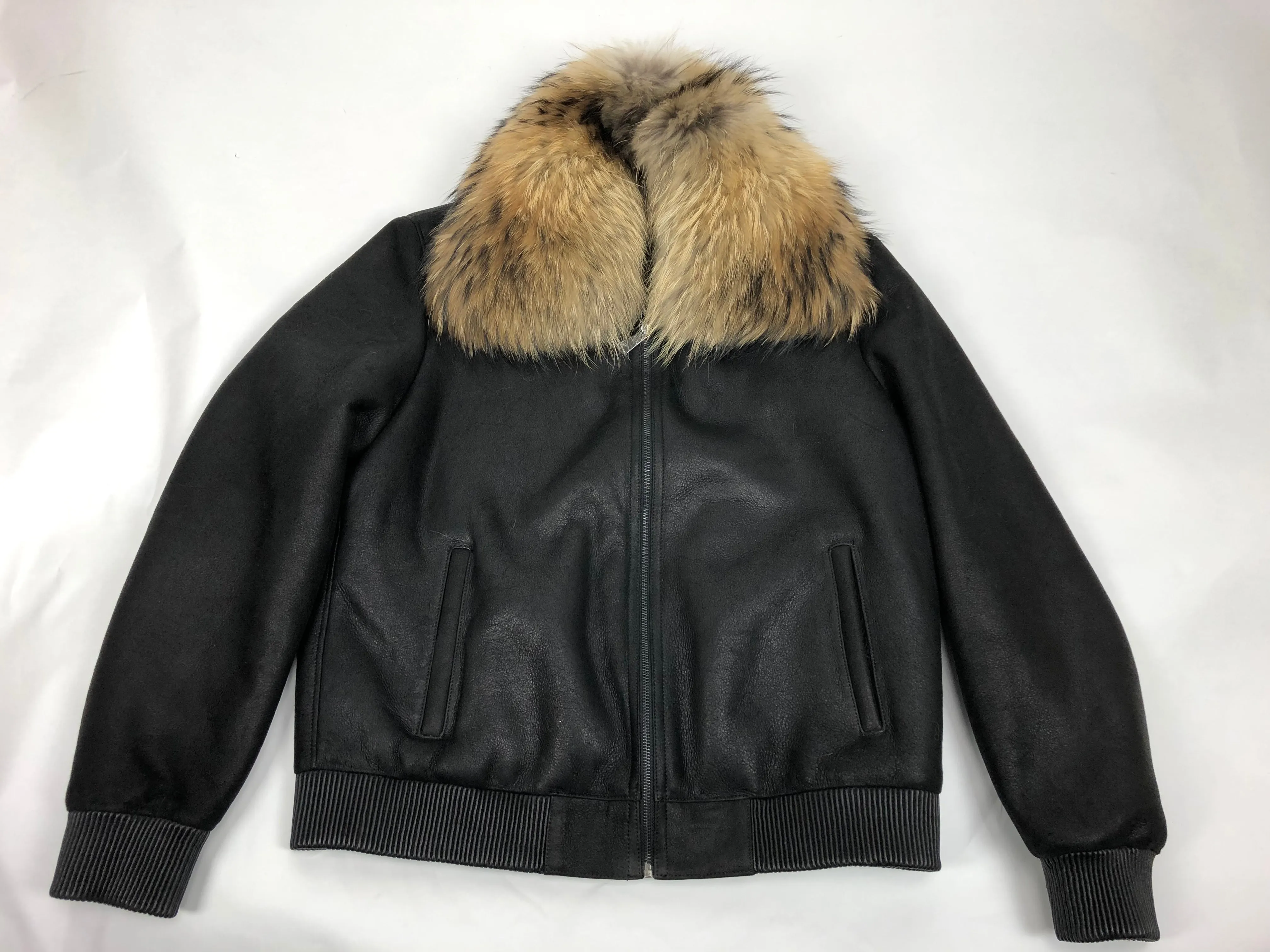 Men's Shearling Baseball Jacket