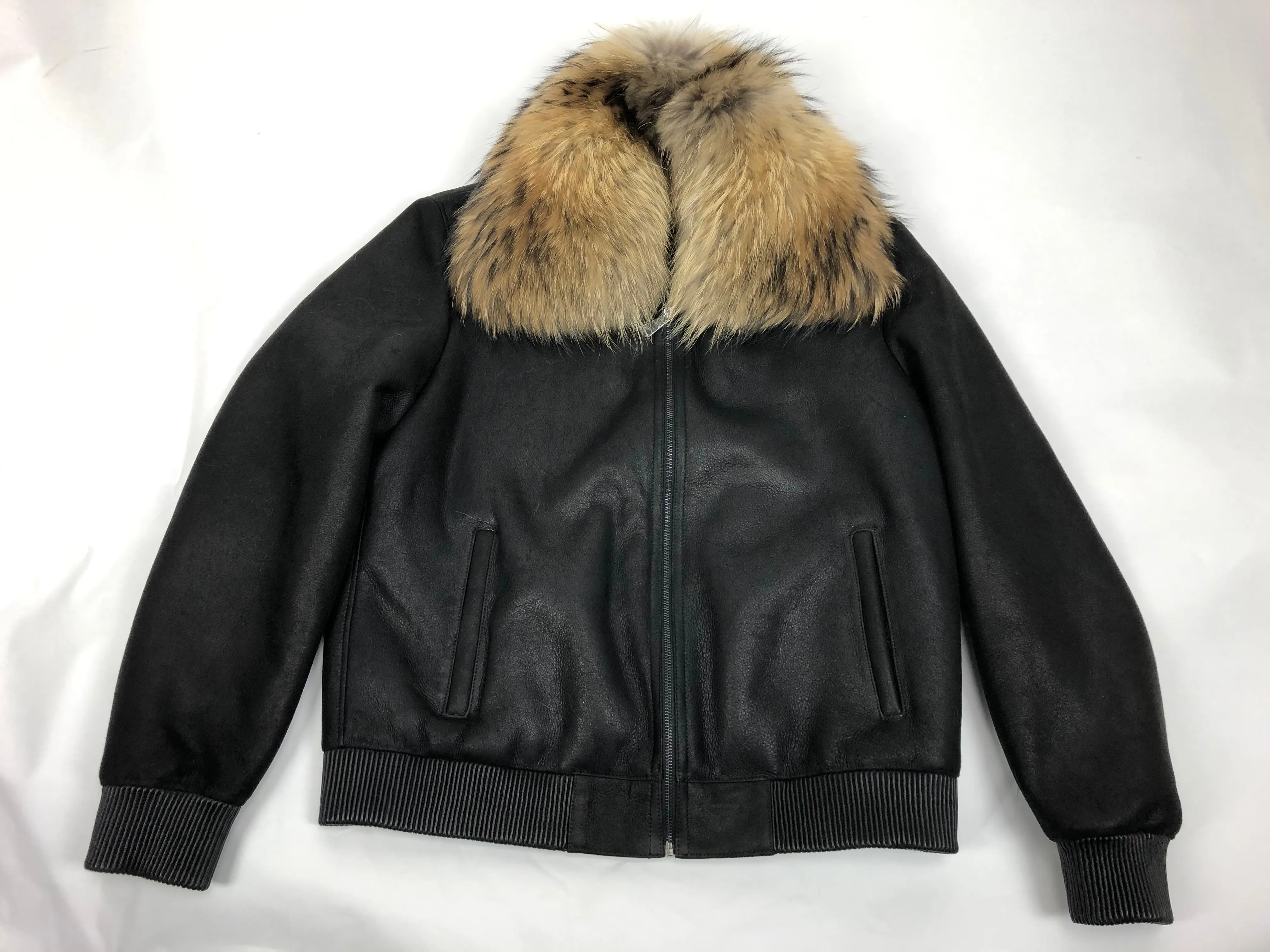 Men's Shearling Baseball Jacket