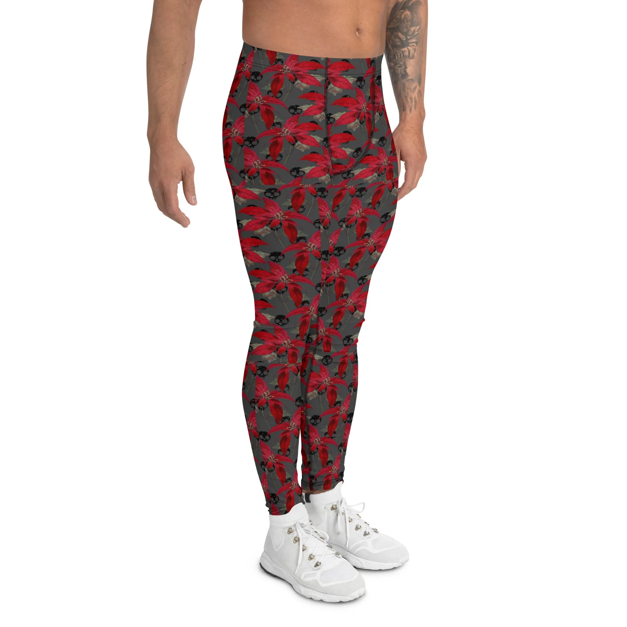 Men's Ugly Christmas Holiday Leggings – Floral