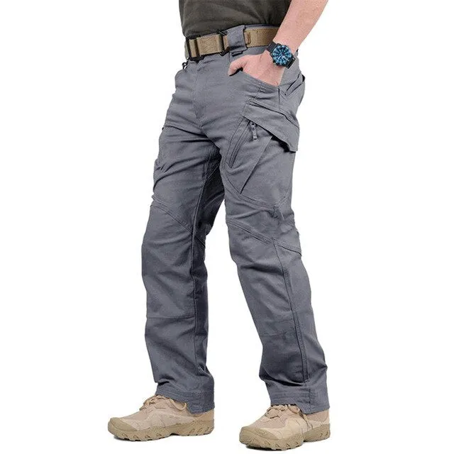 Military Tactical Pants Men Breathable Quick Dry SWAT Combat Army Cargo Trousers Summer Waterproof Casual Multi-pocket Pants