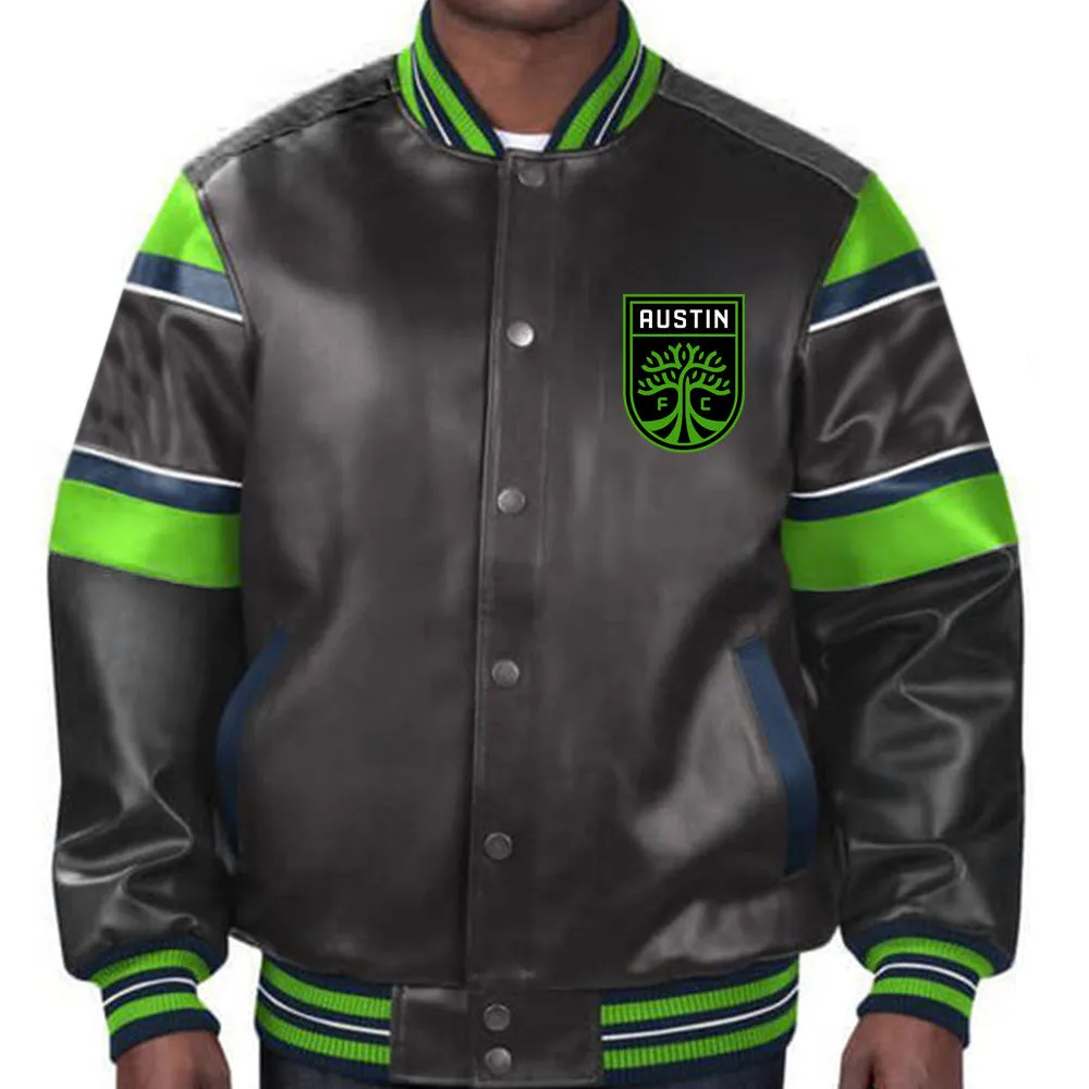 MLS Austin FC Leather Jacket