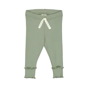 Müsli -Poetry Green Ruffle Leggings