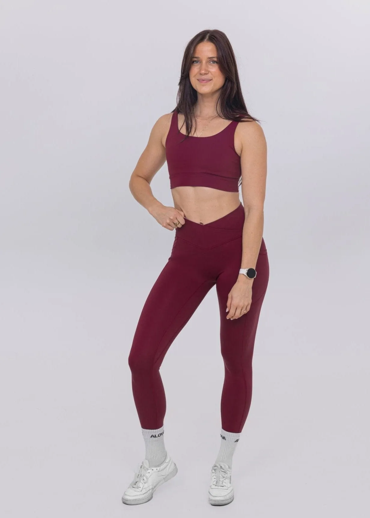 Mylo V Waist with pockets Burgundy