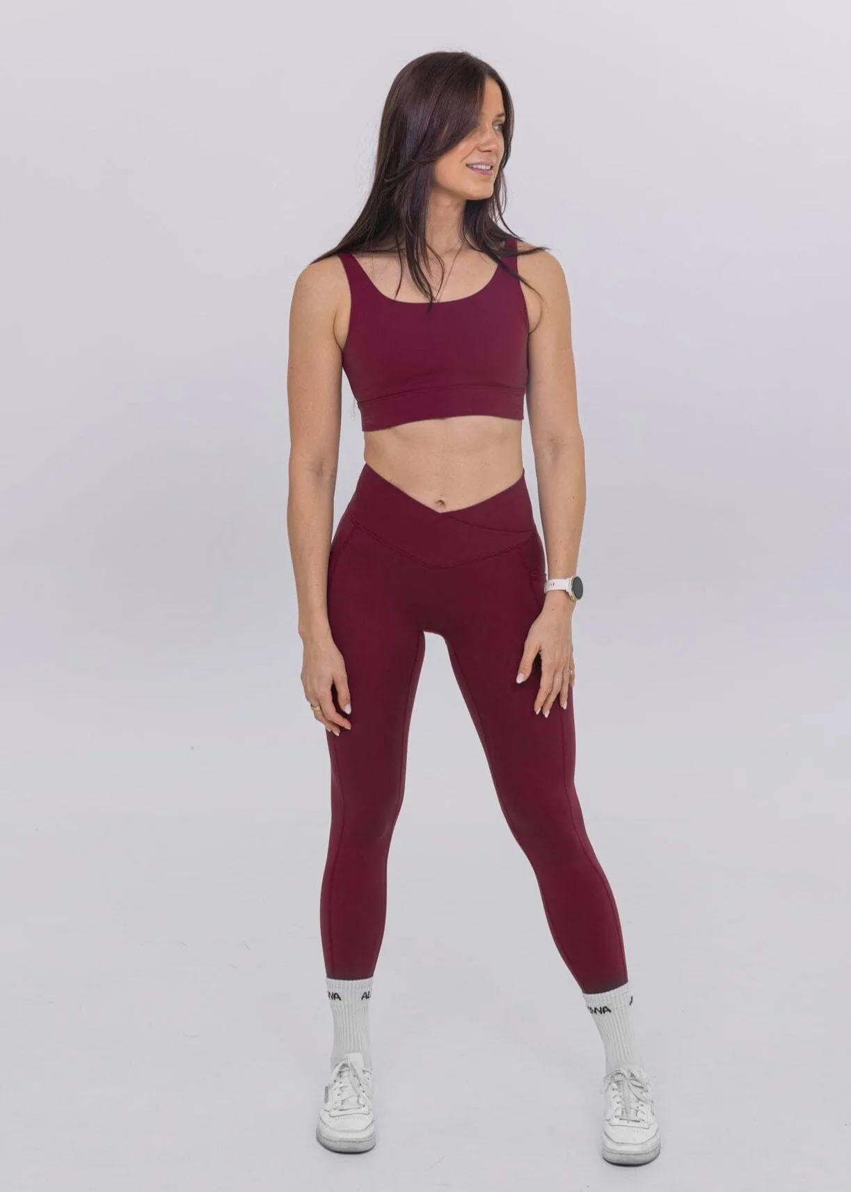 Mylo V Waist with pockets Burgundy