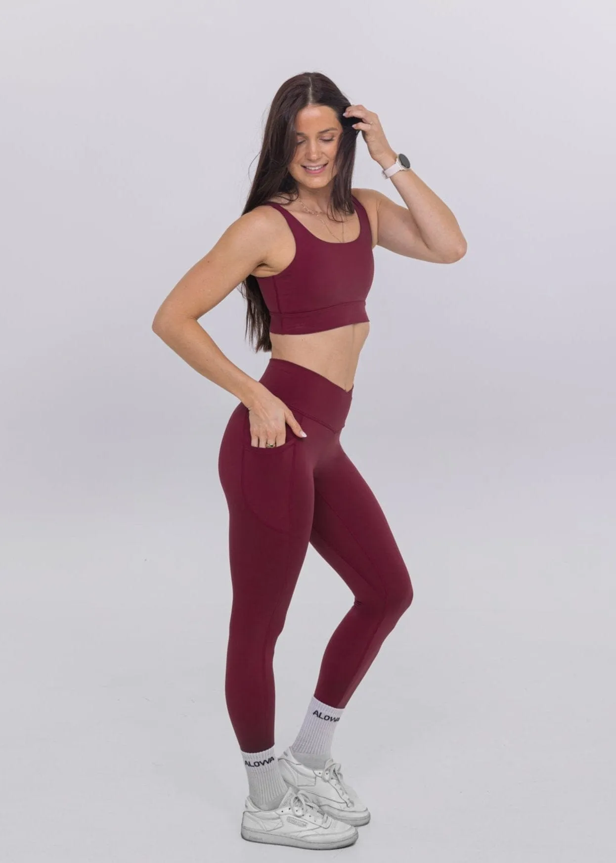 Mylo V Waist with pockets Burgundy