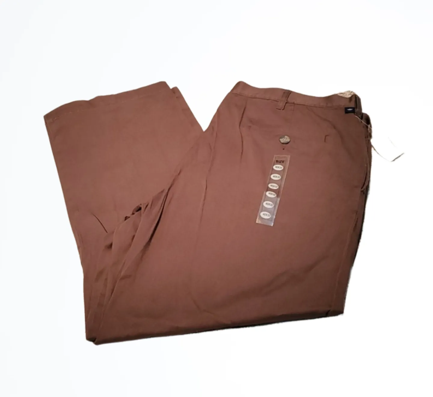 NWT Dockers Classic Fit Brown Khaki Chino Size 40x32